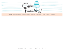 Tablet Screenshot of cakefanaticsmaui.com